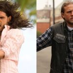 Split-image-of-Russell-Brand-in-Forgetting-Sarah-Marshall-and-Charlie-Hunnam-in-Sons-of-Anarchy